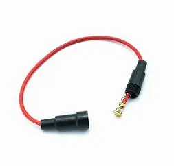 Fuse Holder wired 20mm (300mm/ 0.5sq.mm) for AC circuits