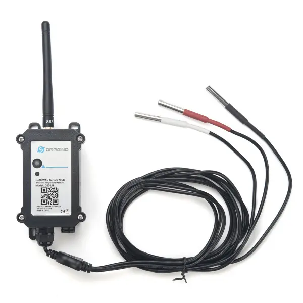 Dragino D23-LB Triple-Probe LoRaWAN Temperature Sensor