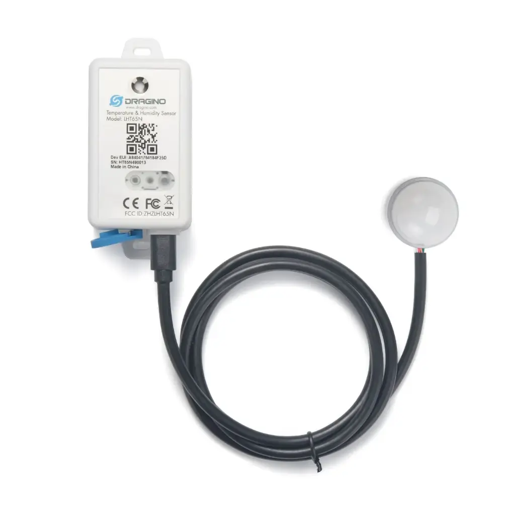Dragino LHT65N-E5 LoRaWAN Temperature, Humidity & Illuminance Sensor 