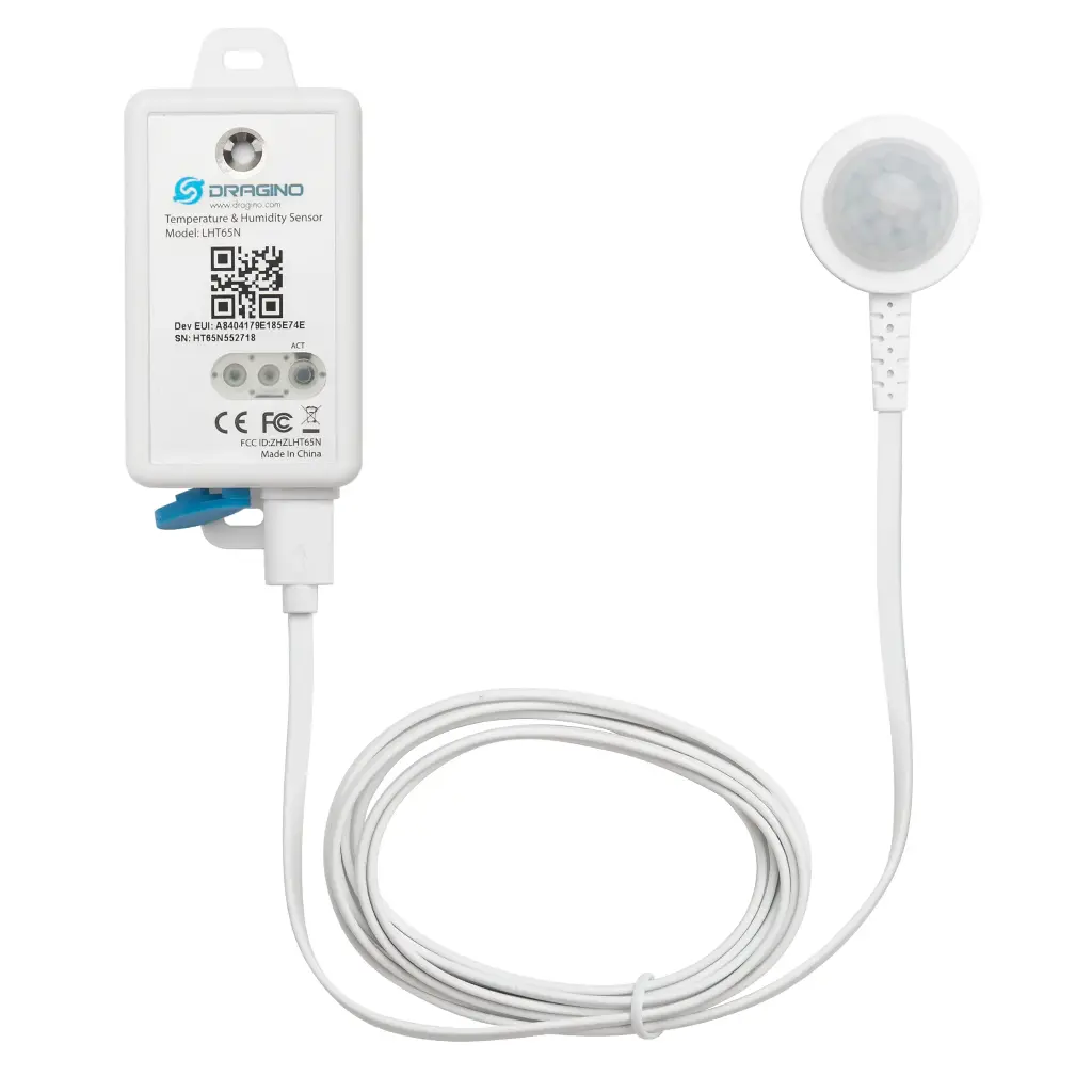 Dragino LHT65N-PIR LoRaWAN Temperature, Humidity & PIR Motion Sensor 