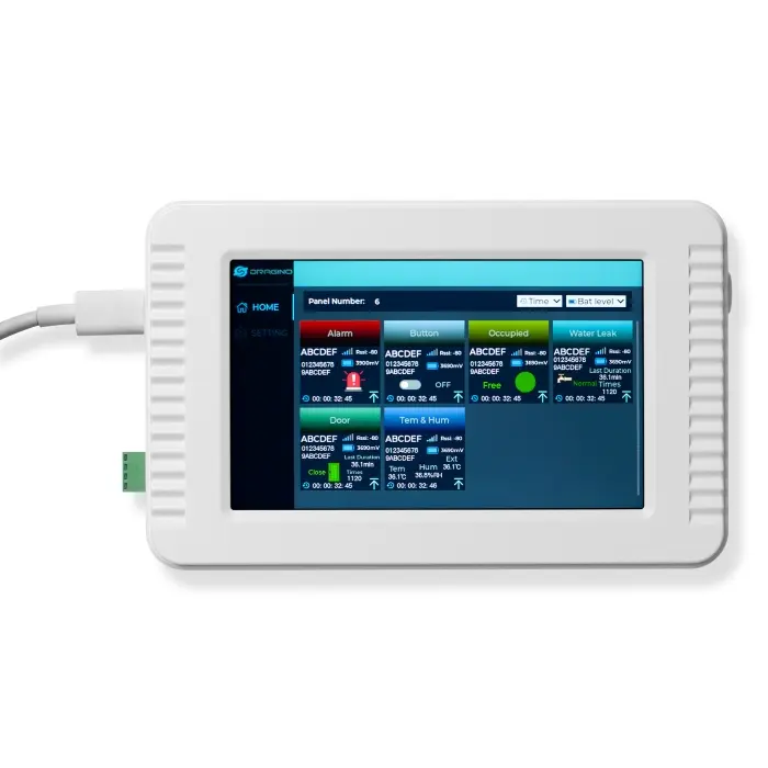 LTS5 LoRa / LoRaWAN® HMI Touch Screen