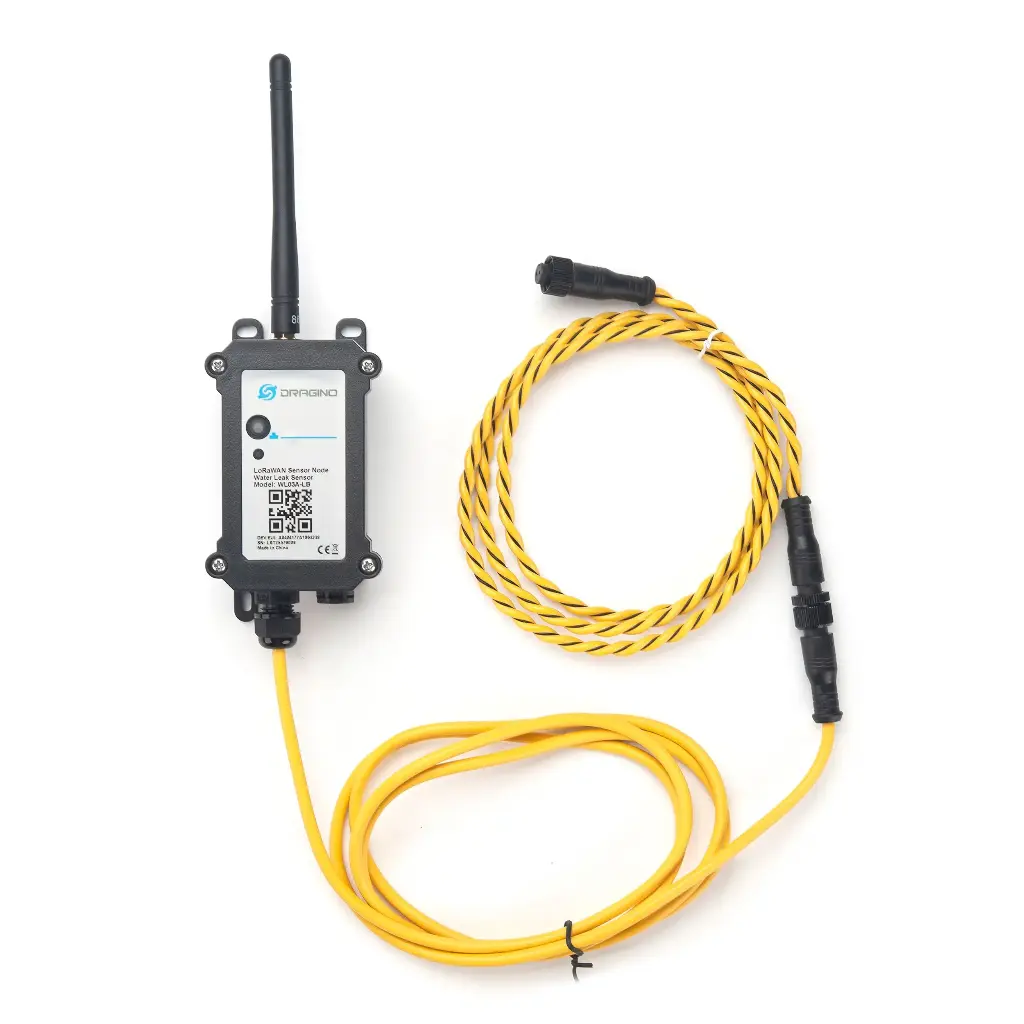 Dragino WL03A-LB LoRaWAN Rope-Type Water Leak Sensor (With 1m Water Leak Cable)