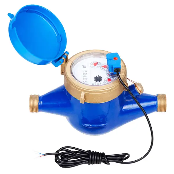 Akvodrops AD-MJWM DN50 Multi-Jet Brass Water Meter with Pulse Output